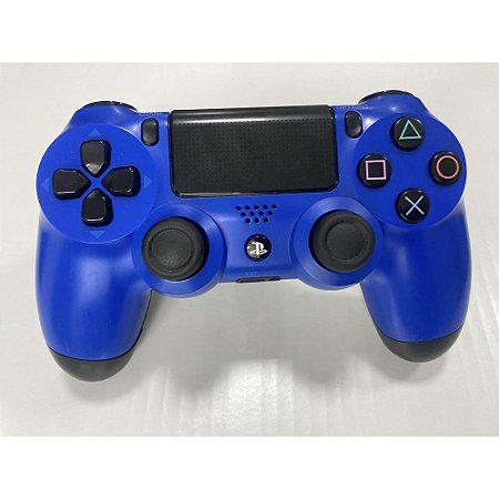Controle Playstation 4, Azul, DualShock 4, Original Sony (Usado)