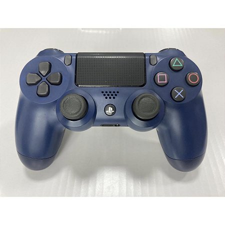 Controle Playstation 4, Midnight Blue, DualShock 4, Original Sony (Usado)