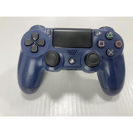 Controle Playstation 4, Midnight Blue, DualShock 4, Original Sony (Usado)