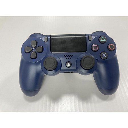 Controle Playstation 4, Midnight Blue, DualShock 4, Original Sony (Usado)