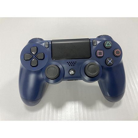 Controle Playstation 4, Midnight Blue, DualShock 4, Original Sony (Usado)