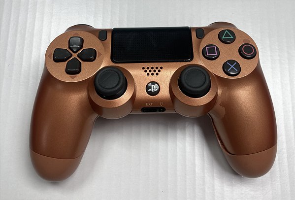 Controle Playstation 4, Metallic Copper, Original Sony (Usado)