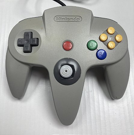 Controle Nintendo 64 Branco, Original Nintendo (Usado)