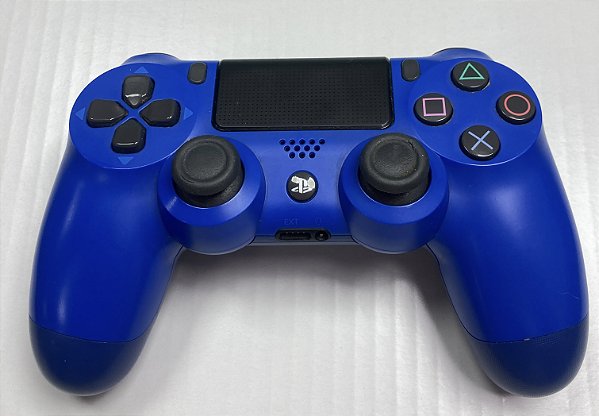 Controle Playstation 4, Azul, Original Sony (Usado)
