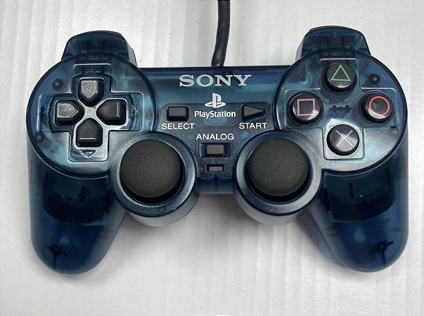 Controle Playstation 2, Ocean Blue, PS2, Original Sony (Usado)