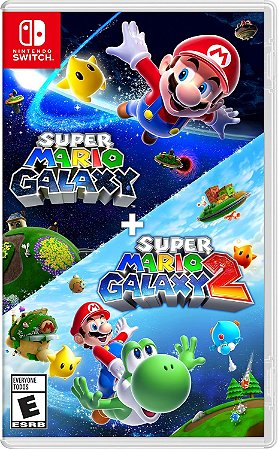Super Mario Galaxy 1 + 2 - Switch (Mídia Física) - Novo, Lacrado