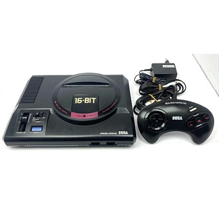 Mega Drive, 1 Controle Original, Sega, Original (Usado)