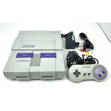 Super Nintendo, Com 1 Controle de Super Nintendo Original, Nintendo (Usado)