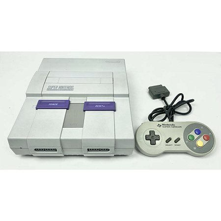 Super Nintendo, Com 1 Controle de Super Famicom Original, Nintendo (Usado)