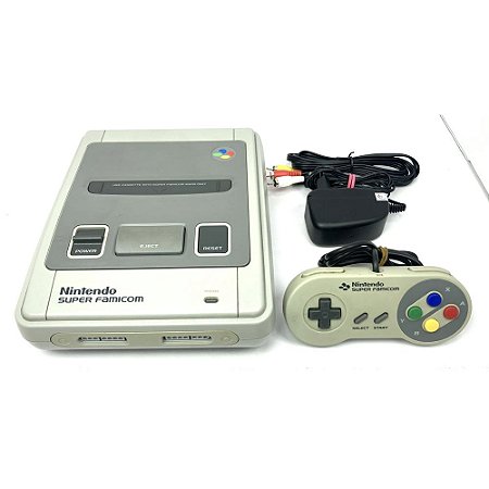 Super Famicom, Com 1 Controle Original, Nintendo (Usado)