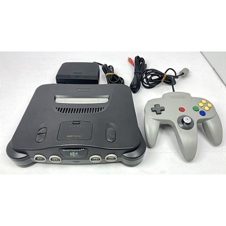 Console Nintendo 64, Com 1 Controle Original, Nacional, Gradiente, Nintendo (Usado)