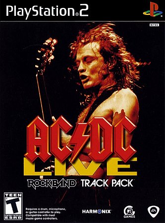 AC DC Rockband Track Pack - PS2 (Mídia Física) - Novo, Lacrado