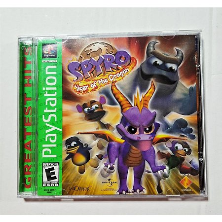 Spyro Year Of The Dragon, Original PS1 Americano (Usado)