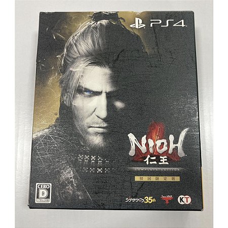 Nioh Complete Edition Edição Limitada Inicial , PS4 Japonês Original (Mídia Física) - Usado