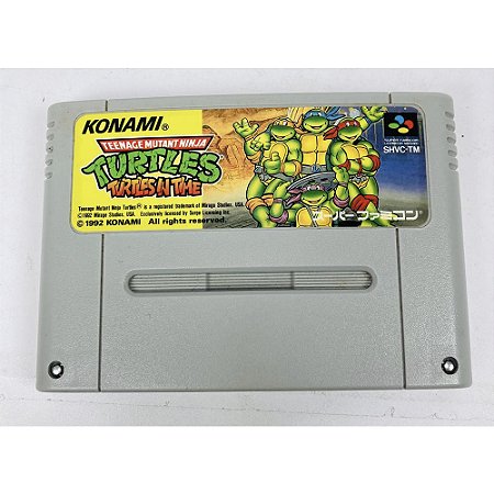 Teenage Mutant Ninja Turtles IV, Super Famicom Original (Usado)