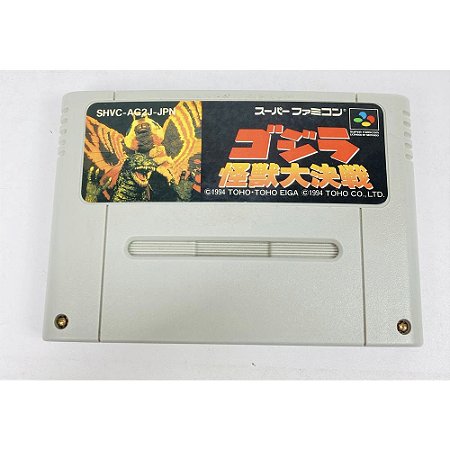 Godzilla Master War Gojira, Super Famicom Original (Usado)