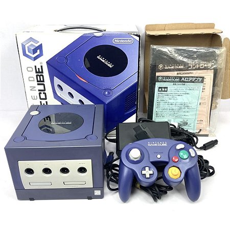 Gamecube Azul, Na Caixa Seriado, Com 1 Controle Original, Nintendo (Usado)