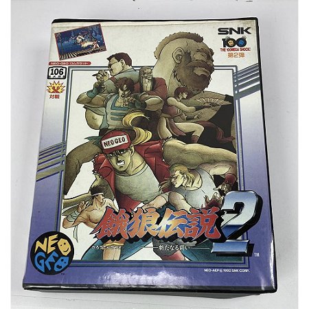 Fatal Fury 2, Neo Geo AES SNK Japonês Original (Usado)