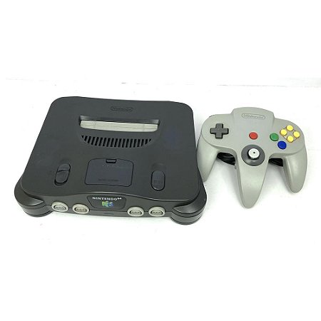 Console Nintendo 64, Com 1 Controle Original, Americano, Nintendo (Usado)