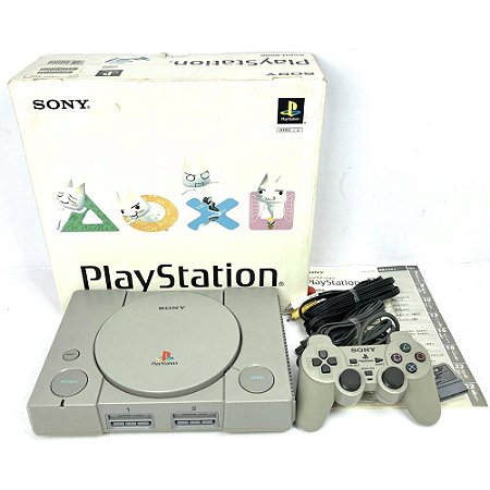 PlayStation 1, Na Caixa Seriado, 1 Controle, Modelo SCPH-9000, PS1, (Usado)
