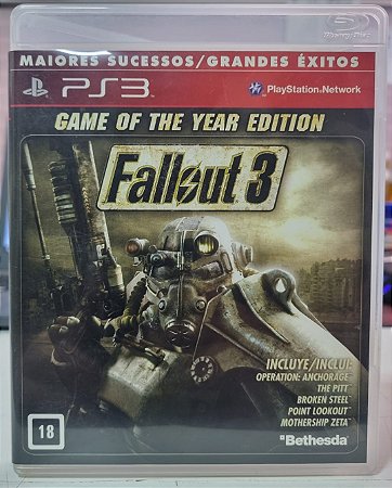Fallout 3 GOTY - PS3 (Mídia Física) - USADO