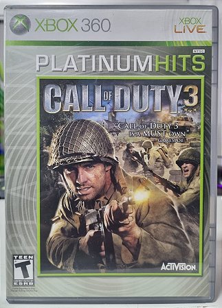 Call Of Duty 3 - Xbox 360 / Xbox One (Mídia Física) - USADO