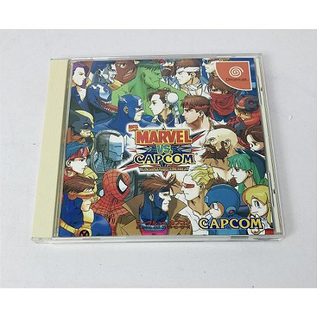 Marvel Vs Capcom, Dreamcast Japonês Original (Mídia Física) - Usado