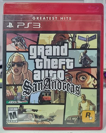 GTA (Grand Theft Auto) San Andreas- PS3 (Mídia Física) - USADO