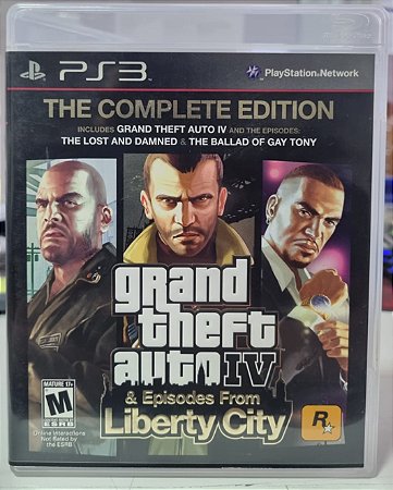 GTA IV The Complete Edition (Grand Theft Auto IV) - PS3 (Mídia Física) - USADO