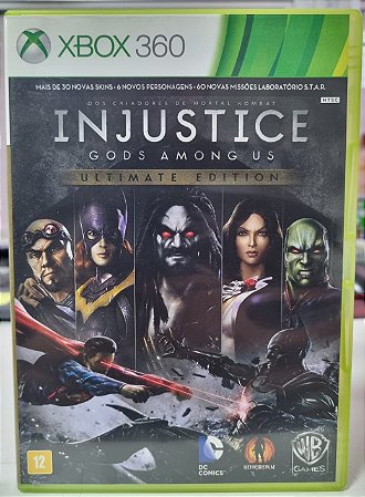 Injustice Gods Among Us Ultimate Edition - Xbox 360 (Mídia Física) - USADO