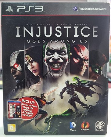 Box Injustice Gods Among Us + Filme - PS3 (Mídia Física) - USADO