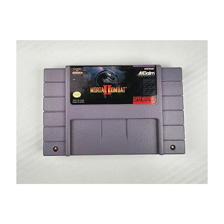 Mortal Kombat 2, Super Nintendo, Snes, Cartucho Original (Usado)