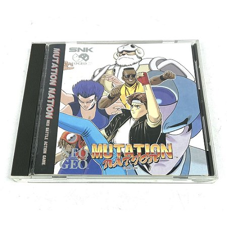 Mutation Nation, Neo Geo CD, SNK, Americano, Original, "Impecável" (Usado)