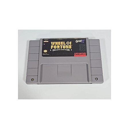 Wheels Of Fortune Deluxe Edition, Super Nintendo, Snes, Cartucho Original (Usado)