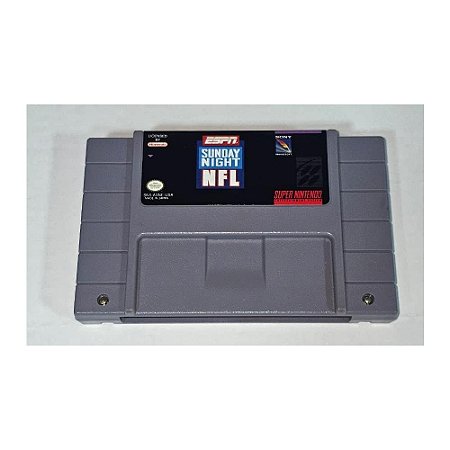 ESPN Sunday Night NFL, Super Nintendo, Snes, Cartucho Original (Usado)
