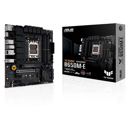 Placa Mãe Asus TUF Gaming B650M-E, AMD AM5, mATX, DDR5