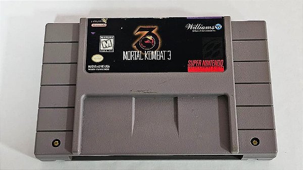 Mortal Kombat 3 , Super Nintendo, Snes, Cartucho Original (Usado)