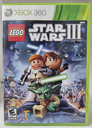 Lego Star Wars 3 The Clone Wars - Xbox 360 / Xbox One (Mídia Física) - USADO