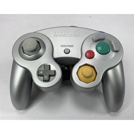 Controle Gamecube Prata, Original, Nintendo (Usado)