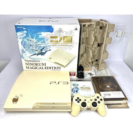 PlayStation 3 Slim, Ninokuni Magical Edition, 160GB, Na Caixa Seriado, PS3, (Usado)