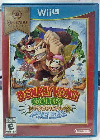 Donkey Kong Country Tropical Freeze - WII U (Mídia Física) - USADO
