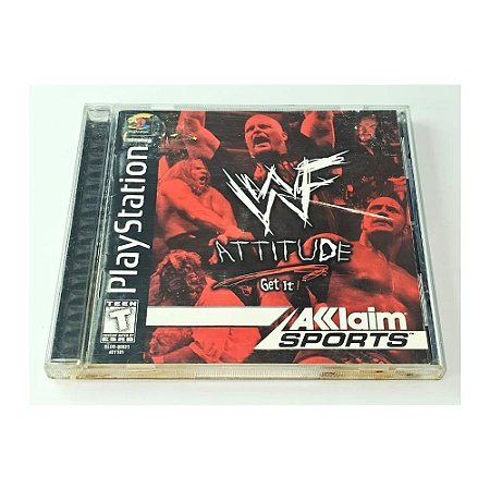 WWF Attitude, Original PS1 Americano (Usado)