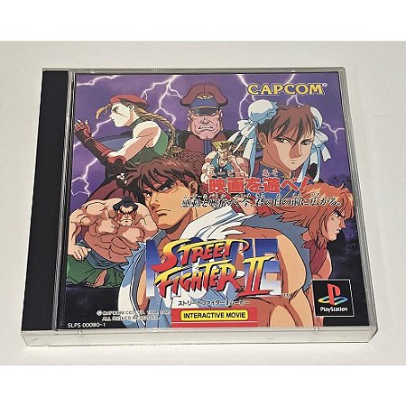 Street Fighter II Interactive Movie, Original PS1 Japonês (Usado)