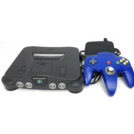 Console Nintendo 64, Com 1 Controle Original, Americano, Nintendo (Usado)