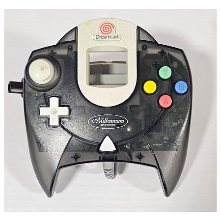 Controle Sega Dreamcast , Preto -  Original, (Usado)