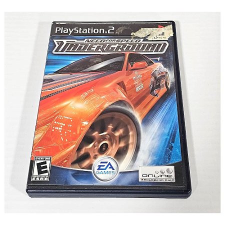 Need For Speed Underground, PS2 Japonês Original (Mídia Física) - Usado