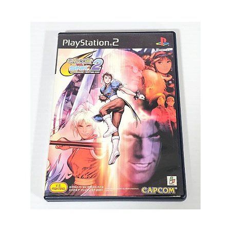 Capcom Vs Snk 2, PS2 Japonês Original (Mídia Física) - Usado