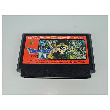 Dragon Quest 3, Famicom Nintendinho Nes JP Original (Usado)