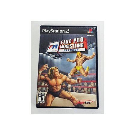 Fire Pro Wrestling Returns - PS2 Americano - Original (Mídia Física) - Usado