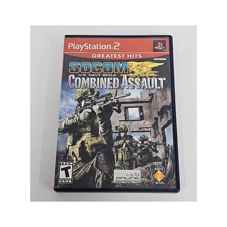 Socom Combined Assault - PS2 Americano - Original (Mídia Física) - Usado